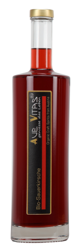 Organic sour cherry liqueur